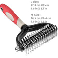 Brosse Démêlante Double Face pour Chien — Toilettage Professionnel Anti-Poils